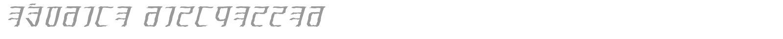 Exodite font preview